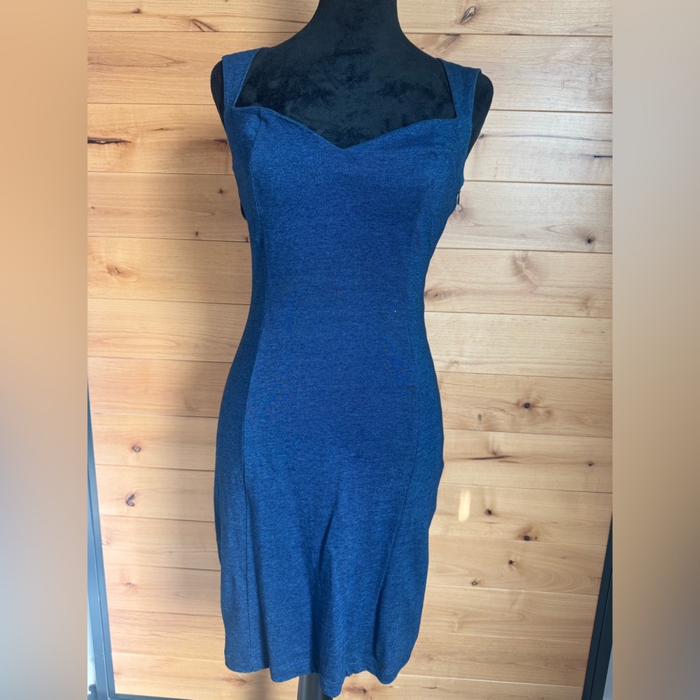 Opening Ceremony Strapless Blue Dress